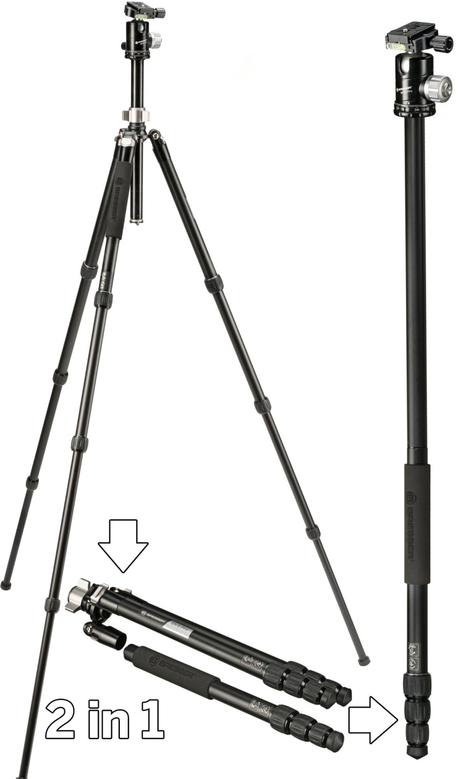 Bresser Bx-25 Pro Photo-Tripod New