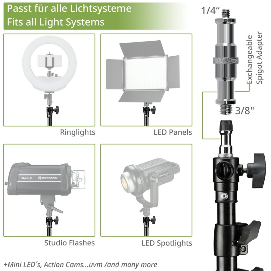 Bresser Bresser Br-Tp400R Lightstand 400Cm Hot