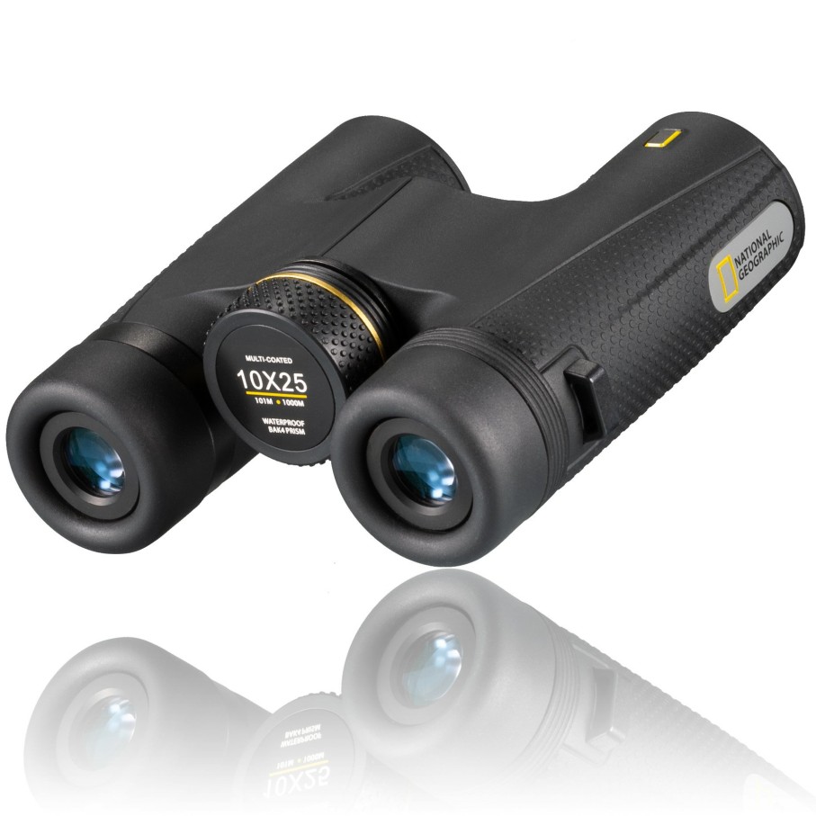 Bresser National Geographic 10X25 Compact Binoculars Waterproof Best