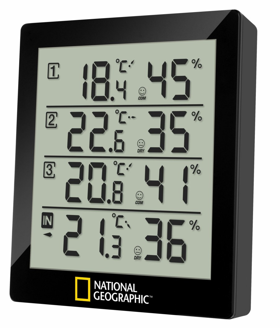 Bresser National Geographic Thermo-Hygrometer Black 4 Measurement Results Wholesale