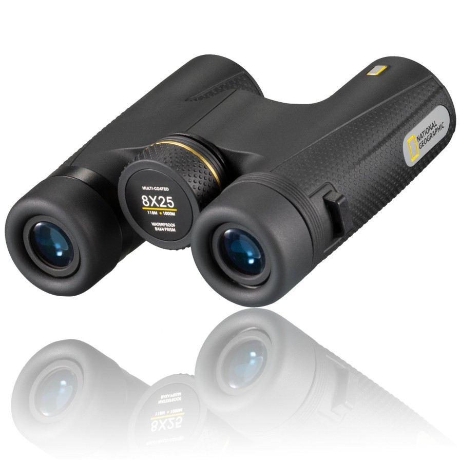 Bresser National Geographic 8X25 Compact Binoculars Waterproof Clearance