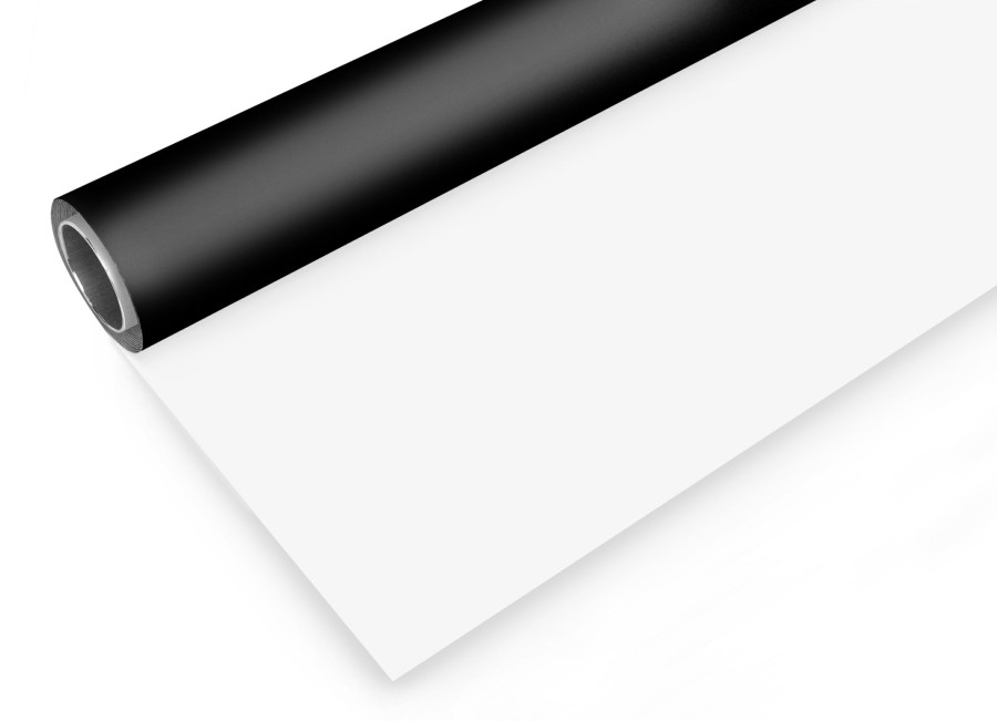 Bresser Bresser Vinyl Background Roll 2,00 X 4M Black/White Best