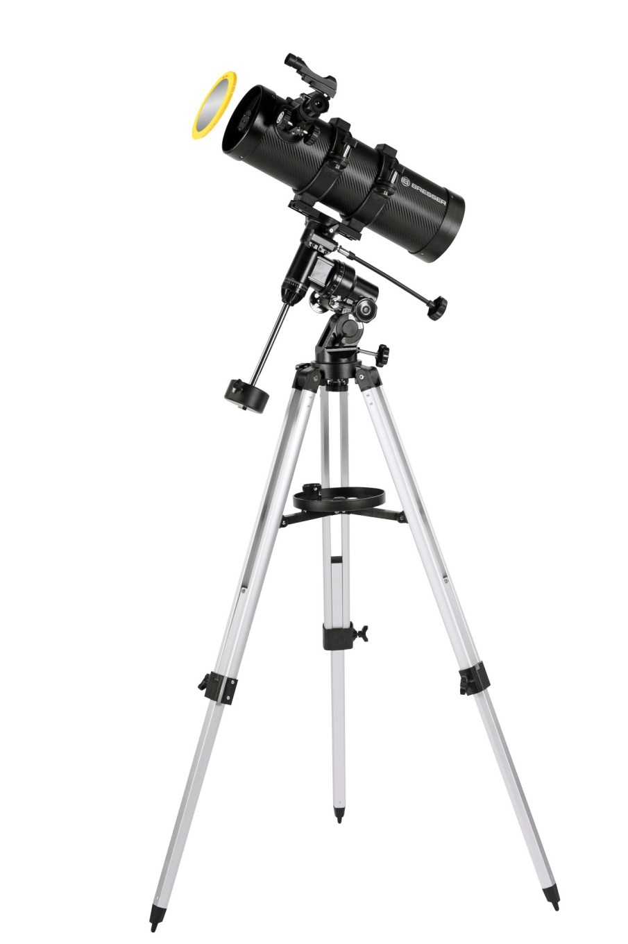 Bresser Bresser Pluto 114/500 Eq3 Reflector Telescope With Smartphone Adapter & Solar Filter Online