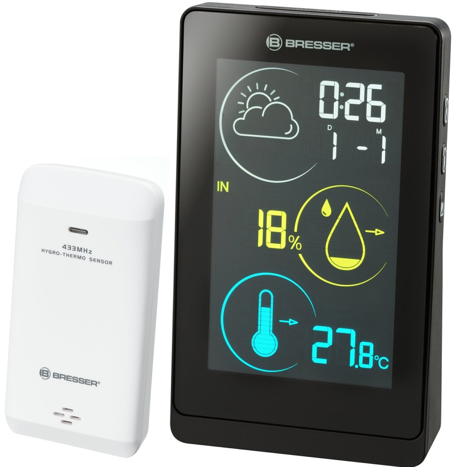 Bresser Bresser Colour Weather Station Climatrend Life H With Colour Change New