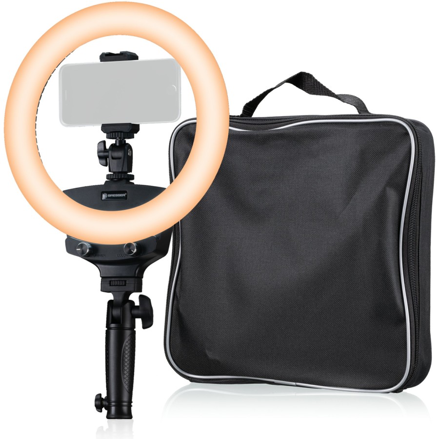 Bresser Bresser Br-22B Bi-Colour Led Ring Light With Handle And Tripod Connection Online