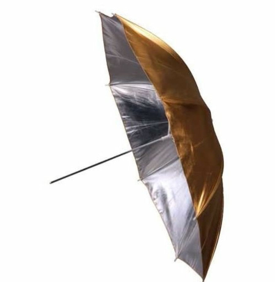 Bresser Bresser Umbrella Gold/Silver 83Cm Interchangeable Best