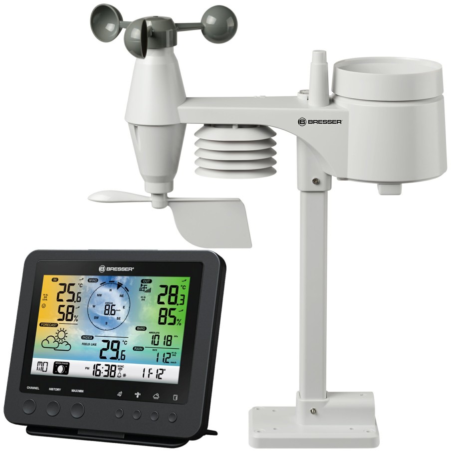 Bresser Bresser Wifi Color Weather Station With 5In1 Profi Sensor Best