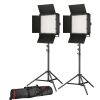 Bresser Bresser Led Photo-Video Set 2X Ls-600 38W/5.600Lux + 2X Tripod Online