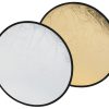 Bresser Bresser Br-Tr5 2-In-1 Collapsible Reflector Gold/Silver 60Cm Round New