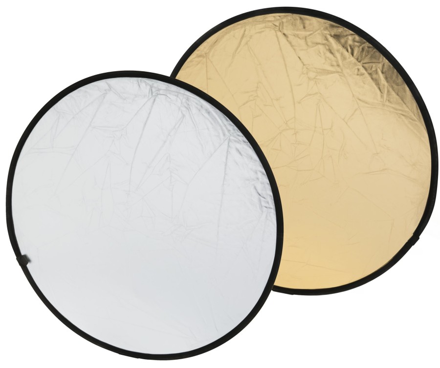 Bresser Bresser Br-Tr5 2-In-1 Collapsible Reflector Gold/Silver 60Cm Round New