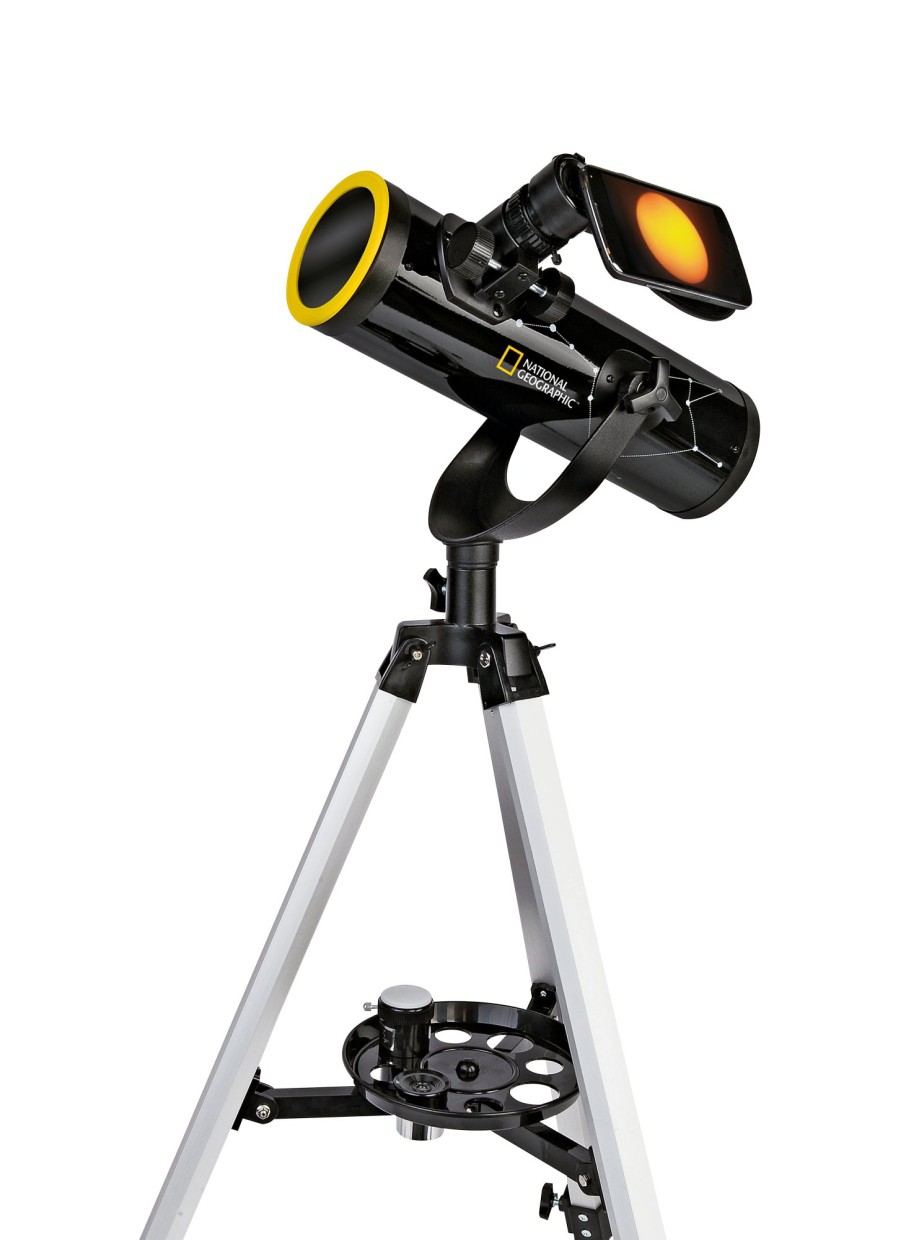 Bresser National Geographic Telescope With Solar Filter Hot