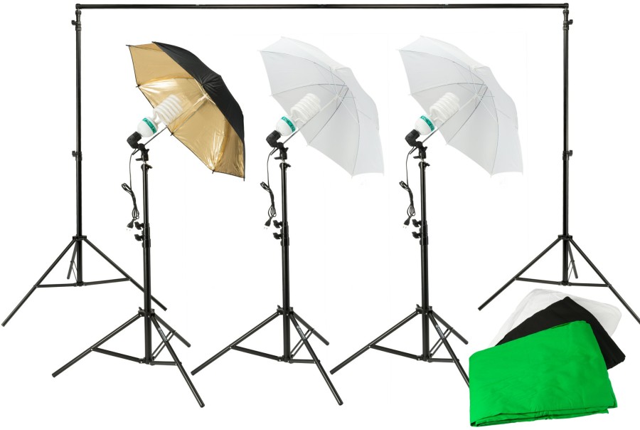 Bresser Bresser Br-2120 Daylight Set 1600W And Background System Wholesale