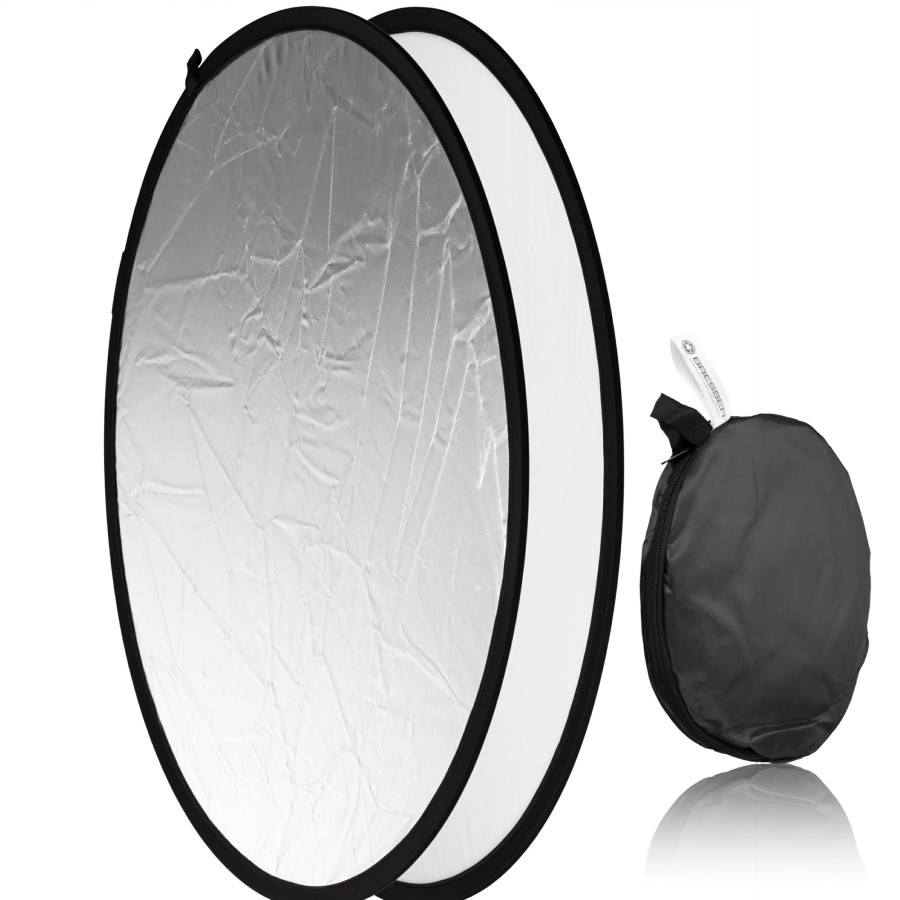 Bresser Bresser Tr-8 2-In-1 Collapsible Reflector Silver/White 80Cm Round New