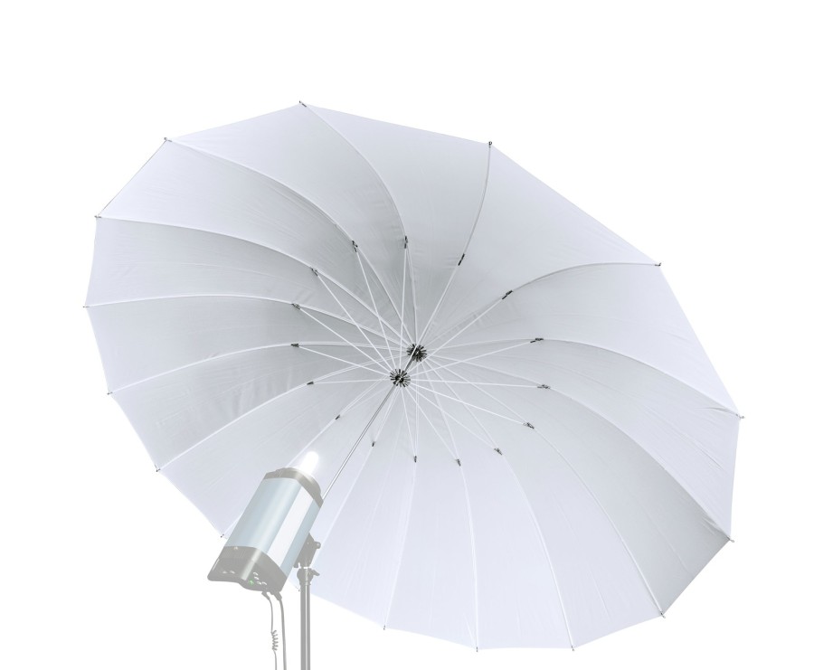 Bresser Bresser Sm-08 Jumbo Translucent Umbrella White 162 Cm Wholesale