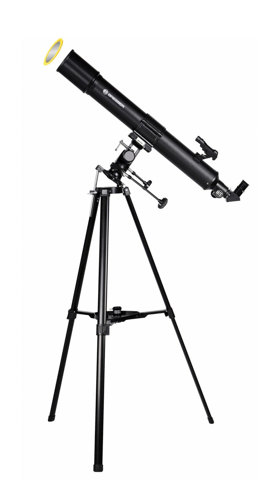 Bresser Bresser Taurus 90/900 Mpm Refractor Telescope With Smartphone Adapter & Solar Filter New