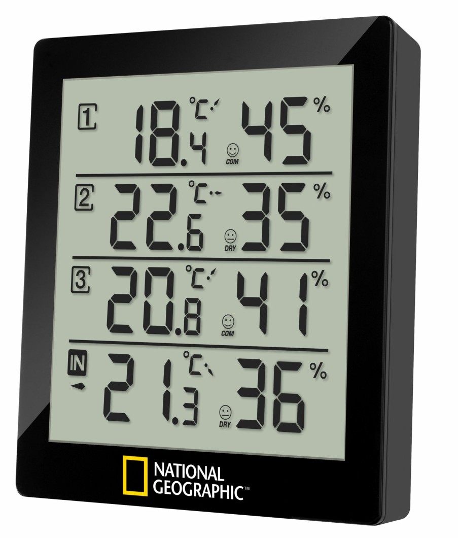 Bresser National Geographic Thermo-Hygrometer Black 4 Measurement Results Wholesale