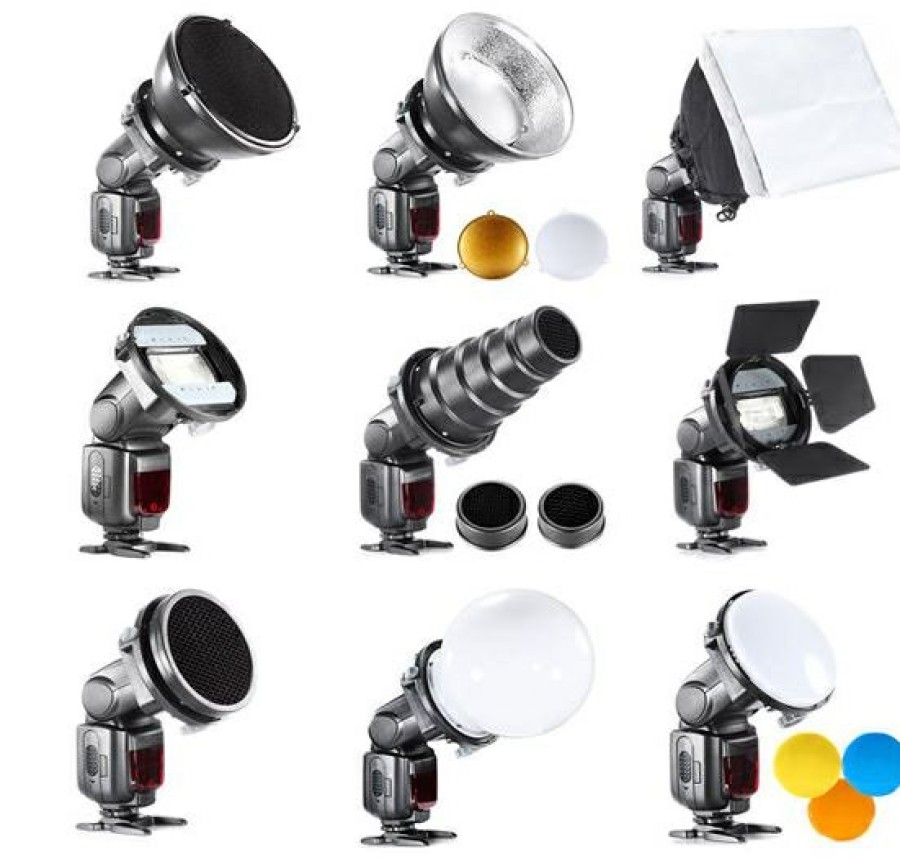 Bresser Bresser Br-Set7 7-Piece Light Shaper Set For Camera Flashes Online