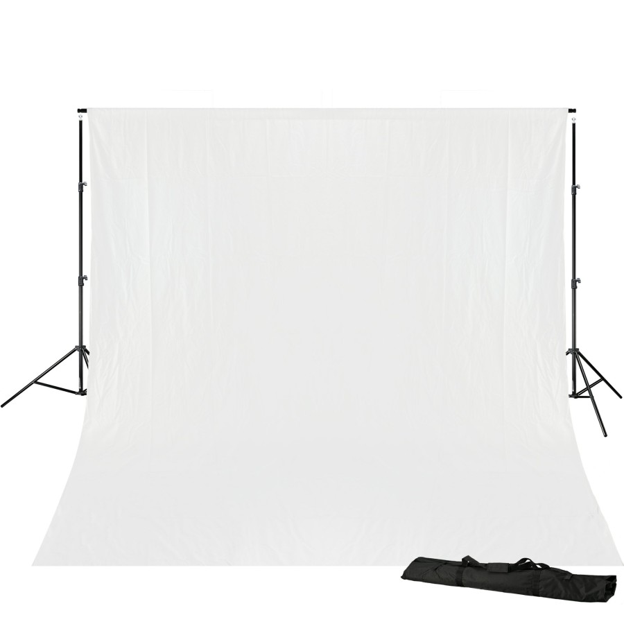 Bresser Bresser Br-D23 Background System + Background Cloth 3 X 6M White Wholesale