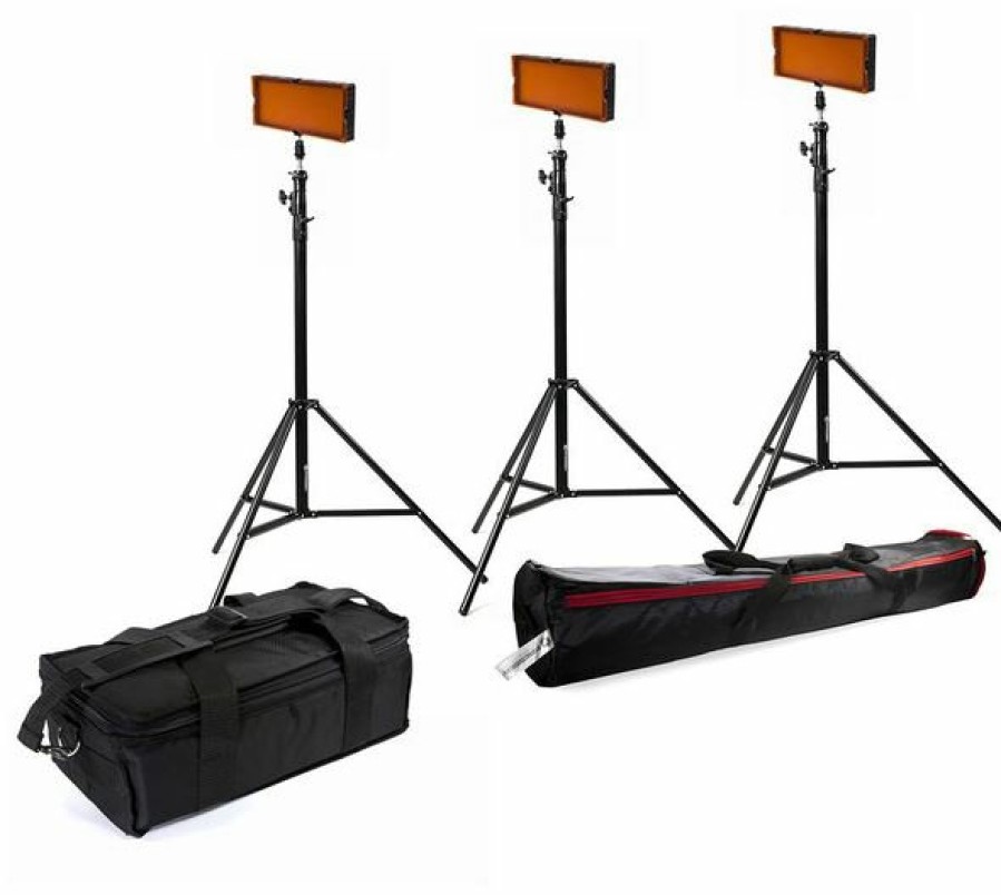 Bresser Bresser Sl-448 Led Continuous Light Set (3X Led And 3X Tripods) Online