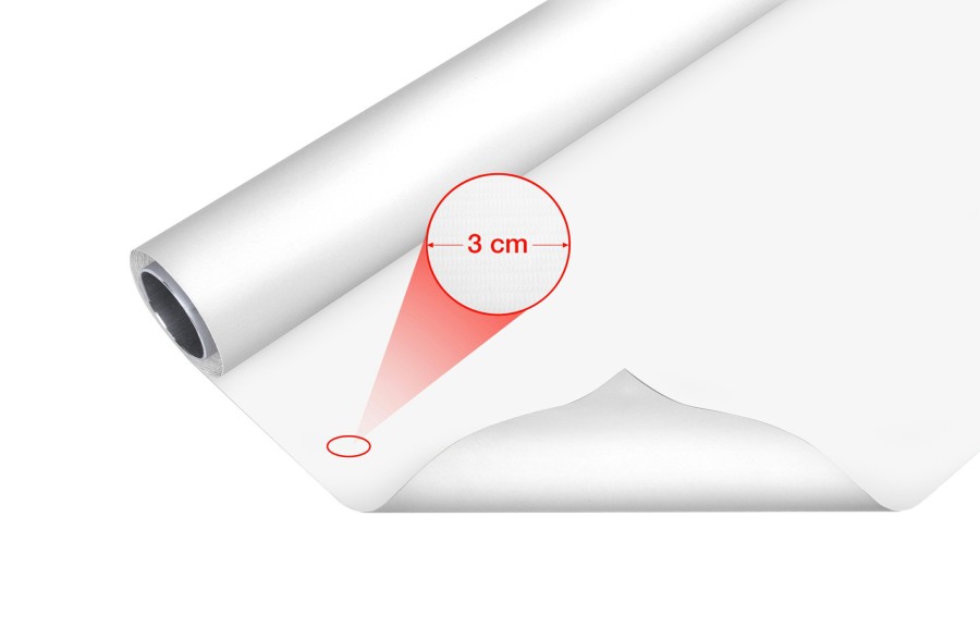 Bresser Bresser Vinyl Background Roll 2.72 X 6M White Hot