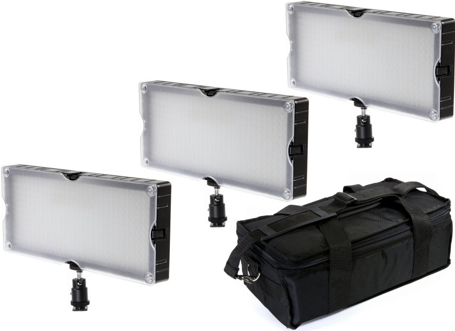 Bresser Bresser Sl-448A Bi-Color Led Panel Lights Set Of 3 Pieces Best