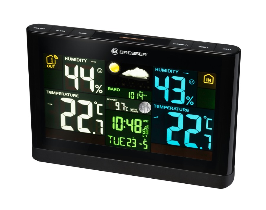 Bresser Bresser Radio Controlled Weather Station Meteo Thbm Colour Clearance