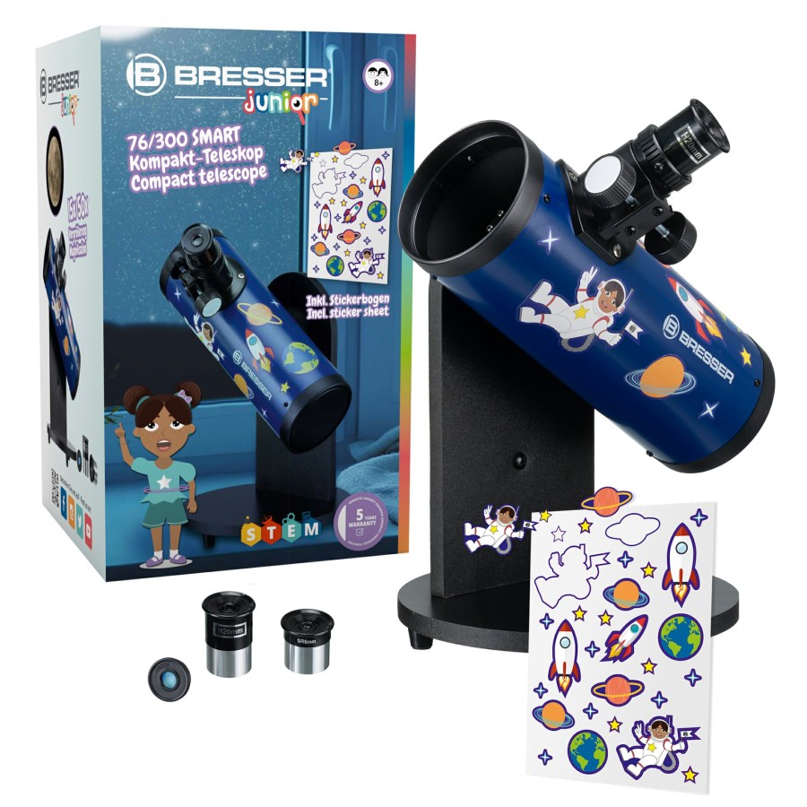 Bresser Bresser Junior 76/300 Smart Compact Telescope Best