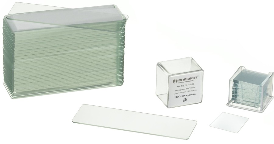 Bresser Bresser Blank Slides/Cover Plates 50/100 Pieces Best