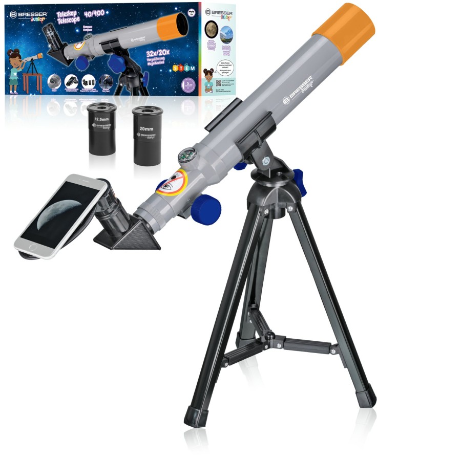 Bresser Bresser Junior Children'S Telescope With An Objective Diameter Of 40 Mm Hot