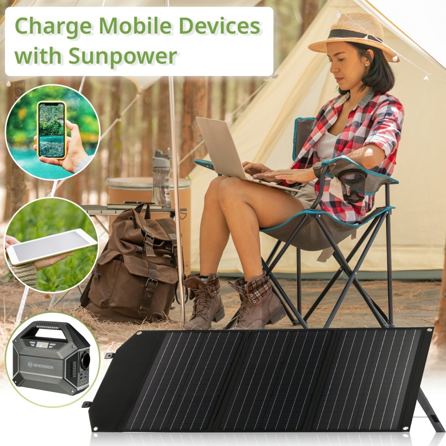 Bresser Bresser Mobile Solar Charger 60 Watt With Usb And Dc Output Online