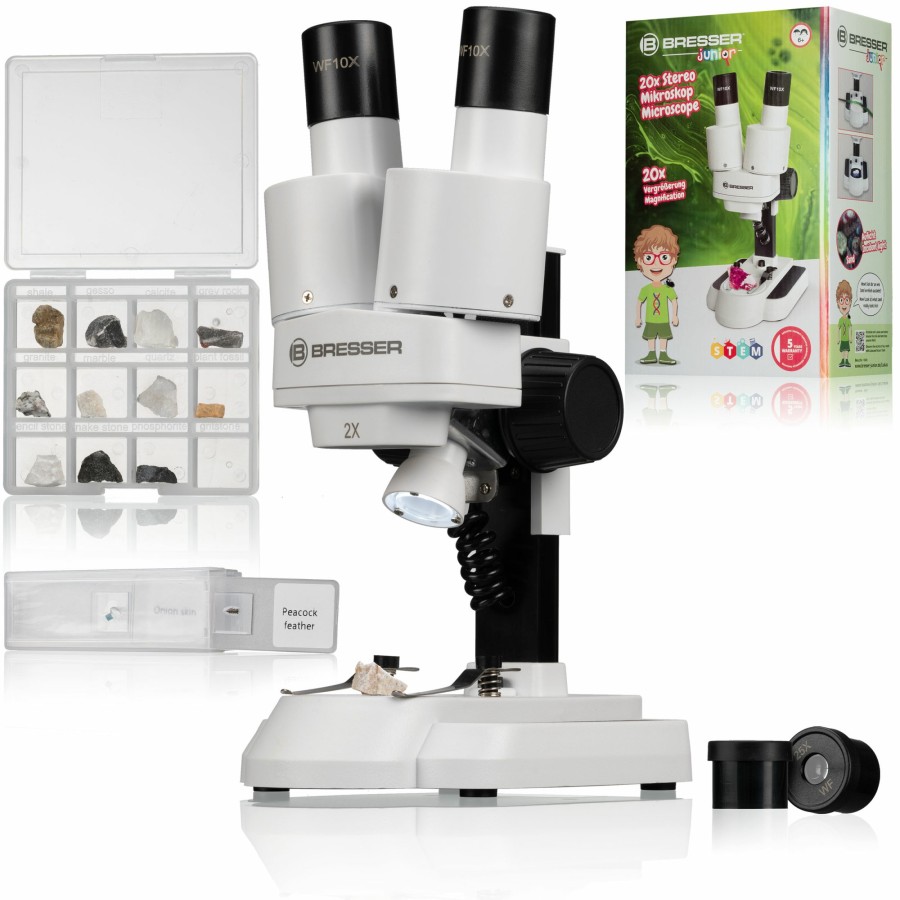 Bresser Bresser Junior Incident And Transmitted Microscope 50X New