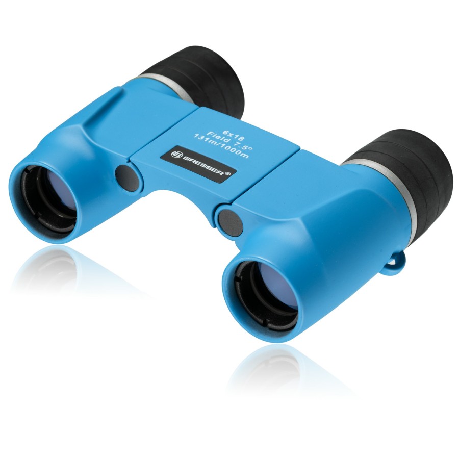 Bresser Bresser Junior Children'S Binoculars 6X18 Blue Wholesale