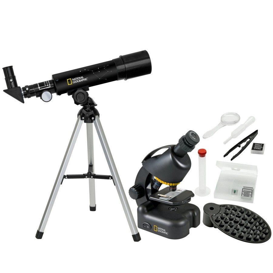 Bresser National Geographic Compact Telescope And Microscope Set New