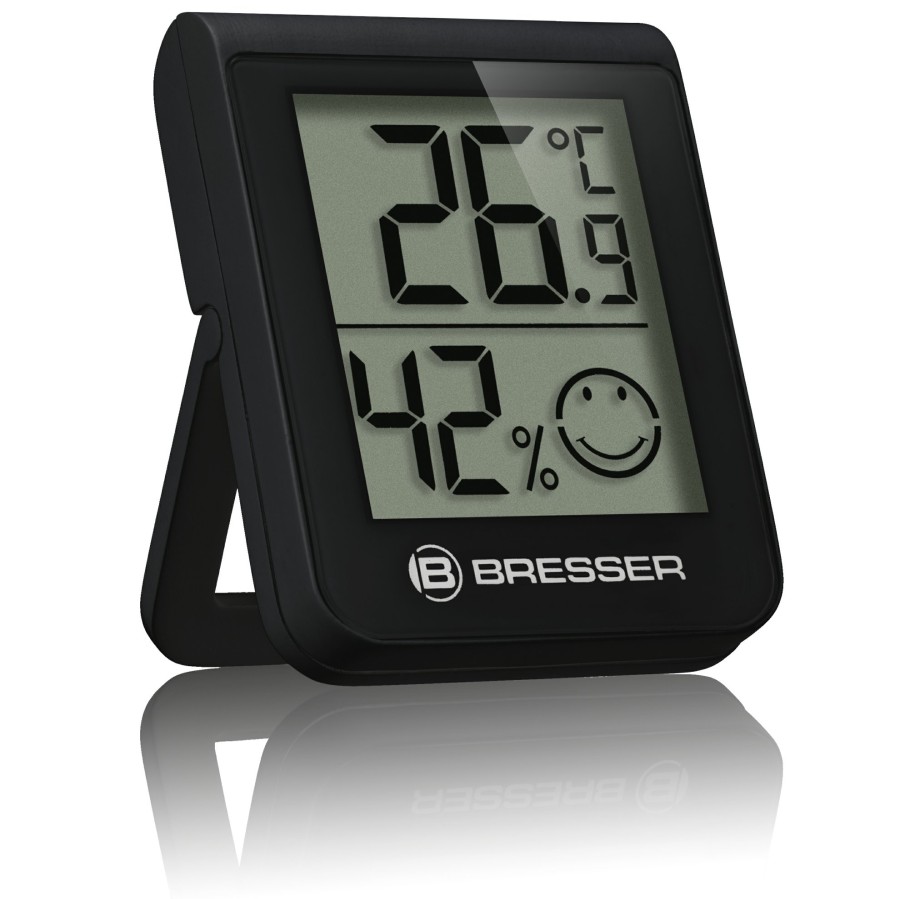 Bresser Bresser Humitemp Thermo-Hygro Indicator Black Wholesale