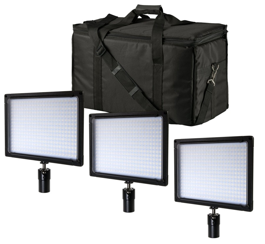 Bresser Bresser Sh-360A Bi-Color Led Panel Lights Set Of 3 Pieces Best