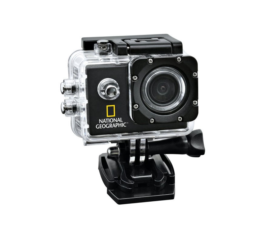 Bresser National Geographic Full-Hd Action Camera, 140°, 30M Waterproof Clearance