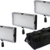 Bresser Bresser Sl-448A Bi-Color Led Panel Lights Set Of 3 Pieces New