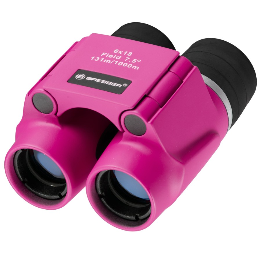 Bresser Bresser Junior Children'S Binoculars 6X18 Pink Best