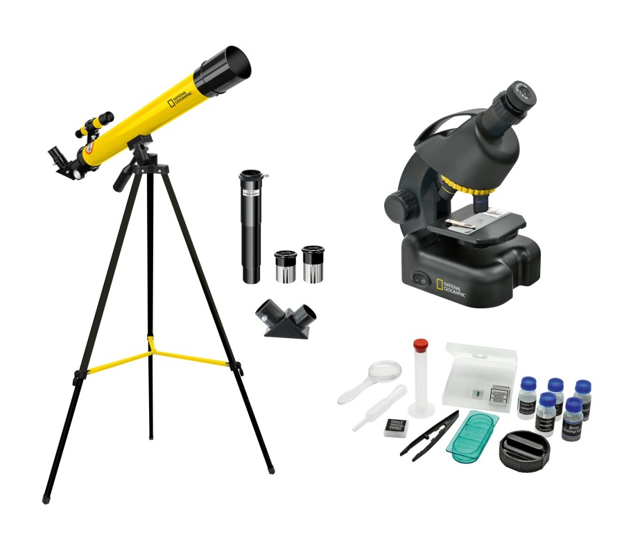 Bresser National Geographic Telescope + Microscope Set For Advanced Users Hot