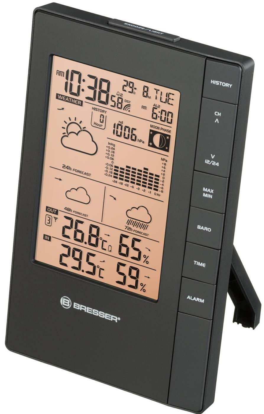 Bresser Bresser Tendence Fsx Weather Station With 3-Days-Forecast Hot