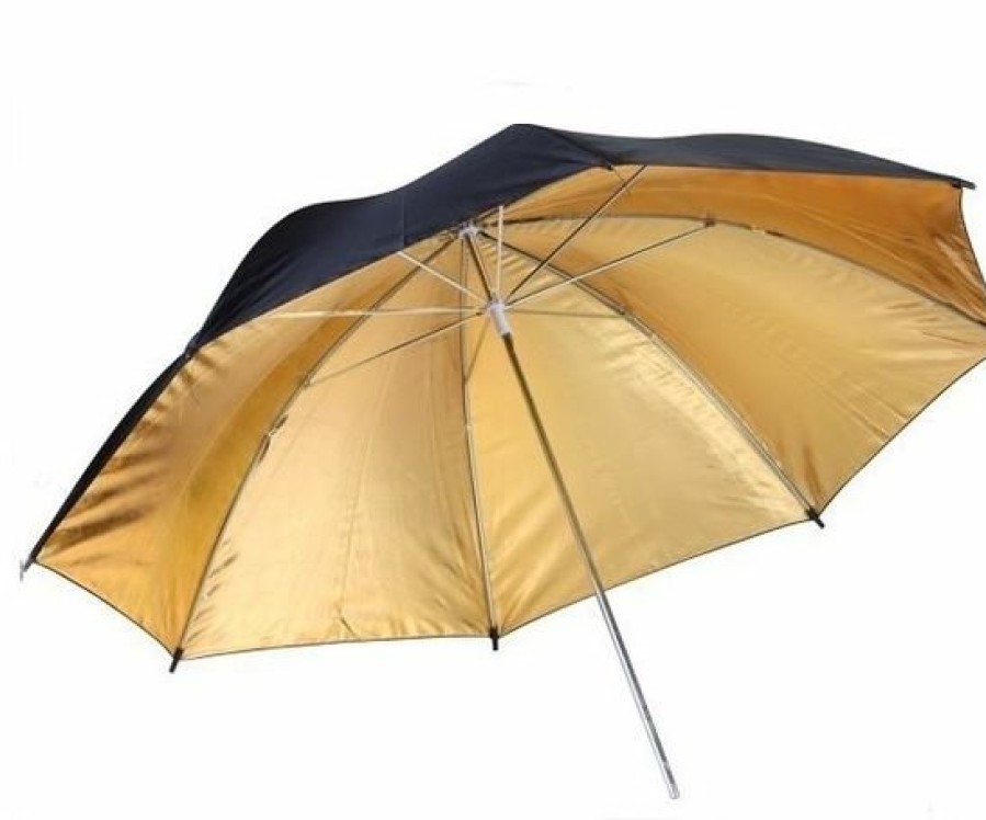 Bresser Bresser Br-Bg83 Reflective Umbrella Black/Gold 83Cm Hot