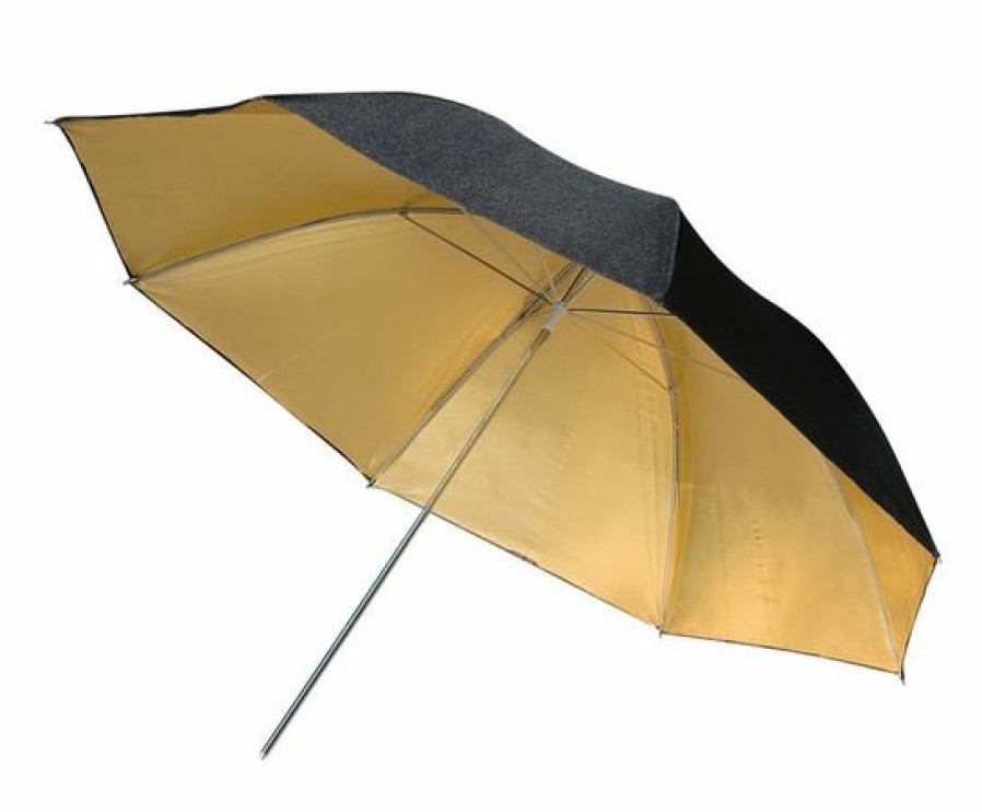 Bresser Bresser Br-Bg83 Reflective Umbrella Black/Gold 83Cm Hot