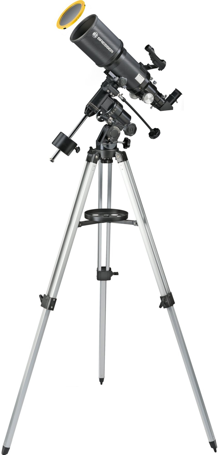 Bresser Bresser Polaris-I 102/460 Eq3 Refractor Telescope With Smartphone Adapter & Solar Filter New