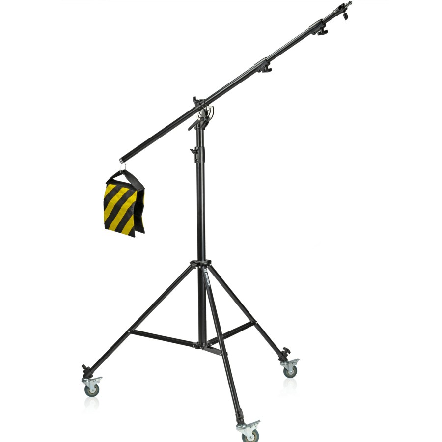 Bresser Bresser Br-Lb300 Light Stand With Swivel Arm And Wheels Clearance