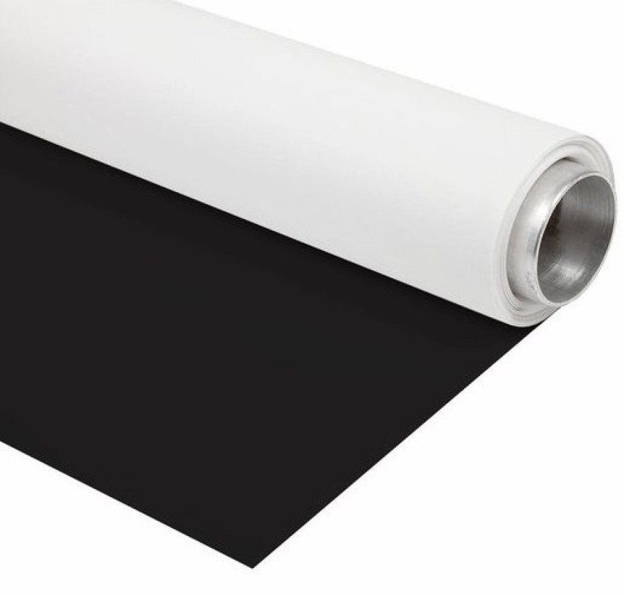 Bresser Bresser Vinyl Background Roll 1.35 X 4M Black/White Hot