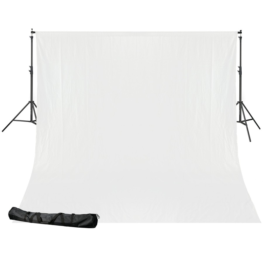 Bresser Bresser Br-D24 Background System + Background Cloth 2,5 X 3M White Wholesale